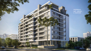 Fachada planejada do L'ARQ | Apartamento de alto padrão no Água Verde