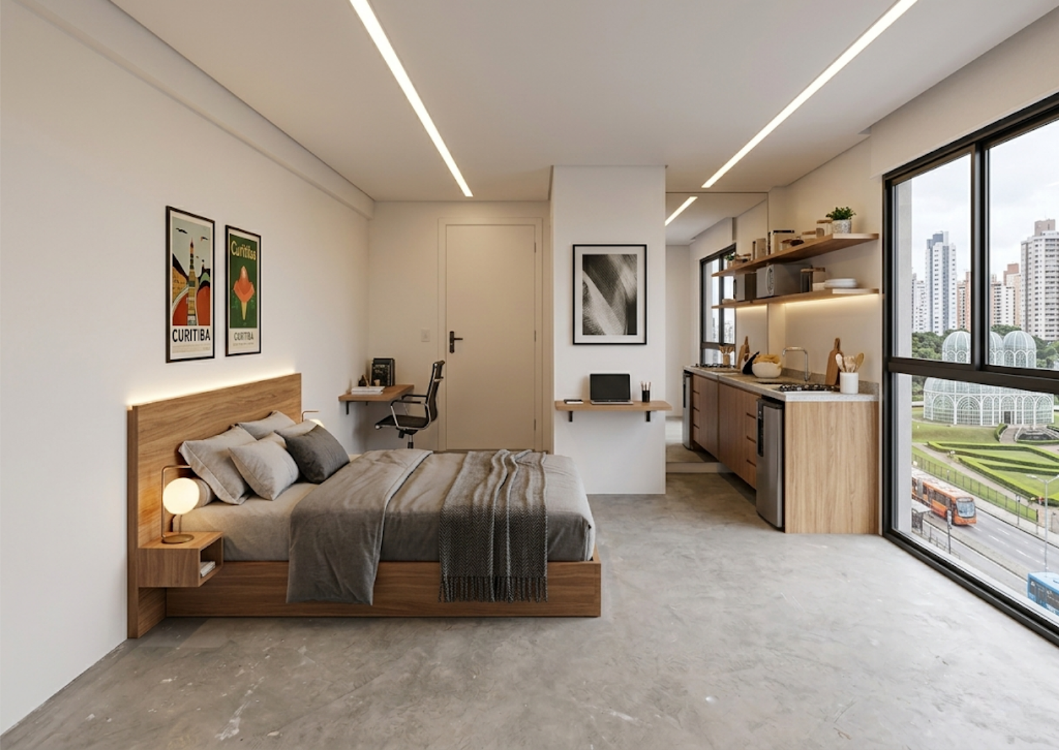 kitnet em curitiba IP Decor